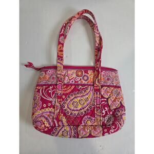VERA BRADLEY Double Handle Shoulder Bag (RASPBERRY FIZZ)